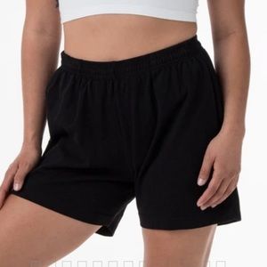 Los Angeles Apparel Jersey Garment Dye Gym Shorts